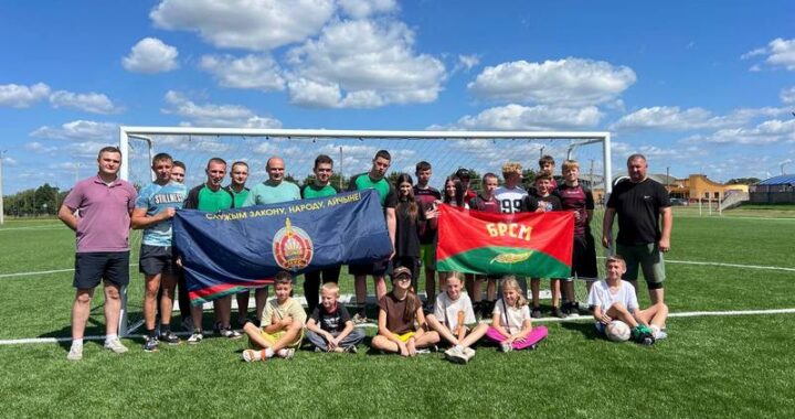 Футбол во имя безопасности: в Каменце прошла акция для детей